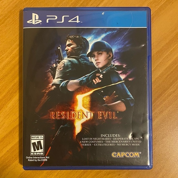 PS4 Resident Evil 5 Video Game - Picture 1 of 3